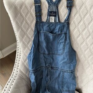 Y2k American Eagle Lyocell Shortalls –